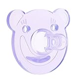 Baosity 全2種類　子供 おしゃぶり　歯列矯正おしゃぶり　離乳期用　眠る道具 - ベアパープル