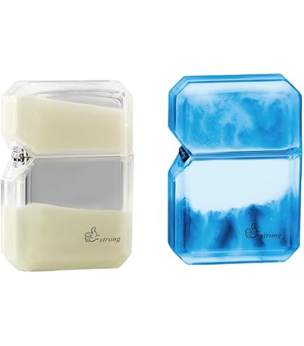 Amazon.co.jp: 【流砂ライター】夜光流砂ライター、透明ケース、光を