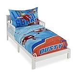 Disney Planes 4 Piece Toddler Bedding Set - Fits Crib or Toddler Mattress [並行輸入品]