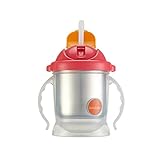 Innobaby Sippin' Smart EZ Flow 3-in-1 Stainless Straw Sippy Cup, Pink by Innobaby