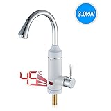 スマートキッチン蛇口3000W速度温度表示220V電気水栓360度回転電気給湯器給湯器キッチンキッチンポー,Thefollowingentrance