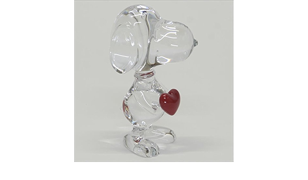 還元祭 バカラ Cartoon Snoopy ハート スヌーピー 世界中で愛されている可愛いスヌーピー ハートを差し出すキュートフォルム クリアランスセール Insfatima Com Ar