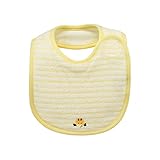 [ミキハウス] MIKIHOUSE 【ミキハウス(ベビー)】 ふんわり無撚糸 ボーダー柄 スタイ（よだれかけ） 40-2972-367 黄