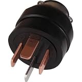アメリカン電機:アメリカン電機 平刃形 プラグ(熱硬化性樹脂製) 接地3P50A250V 542 型式:542