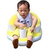 ふかふかベビーチェア バスソファ バスチェア (黄色)
