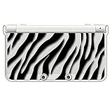 sslink New ニンテンドー 3DS 対応 クリア ハード カバー ゼブラ柄（ブラック） アニマル