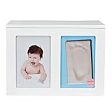babuqee Wooden Keepsake Box/Memory Box With Passe-partout (Blue and Pink) by babuqee