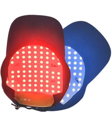 Amazon.co.jp: LED育毛キャップ 100灯 LED光ケアキャップ （660nmと