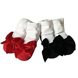 iikuru ベビー 靴下 赤ちゃん 靴下 ベビー ソックス 女の子 くつ下 リボン x637