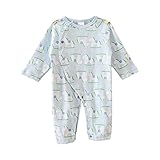【SEBLES】ベビー服 カバーオール 前開き 2way 新生児 3ヶ月 6ヶ月 12ヶ月 長袖 長ズボン 寝袋 プリント 男の子 女の子 ユニセックス ラウンドネック 春 秋 コットン(タイプC,5
