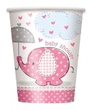Girl Umbrellaphants Cups by Uk Baby Shower Co