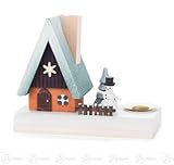 x の深さ 11 cmx9 cmx5 cm の鉱石山の煙の人の煙る図の蝋燭 d=14mm の幅 X の高さのための雪の人が付いている人の煙る家を激昂させて下さい