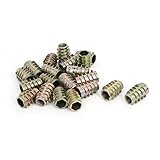 uxcell インサートナット ナット　家具ハードウェア M8x20mm 20個入り