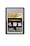 Exascend 120GB / 180GB / 240GB Essential CFexpress Type A カード 持続読取り 800MB/秒 ソニー a1 / a7S III / a7 IV / FX3 / FX6 (240GB) 対応