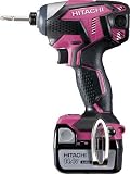 [7727321]日立　１４．４Ｖコードレスインパクトドライバ　レッド WH14DKL2LSCKR