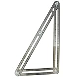 PPYY新しい – ステンレススチールマルチ角度定規テンプレートツールボックス簡単測定