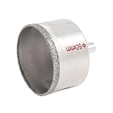 uxcell ホールソーカッター　ダイヤモンドメッキ大理石　長さ 51mm　直径50mm　シルバターン
