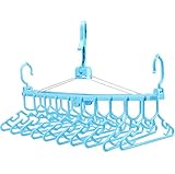 ベビーハンガー 10連 折り畳み式 防風 360度回転