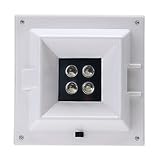 Demiawaking ソーラーライト 4 LED 高輝度 明るい 明暗センサー搭載 夜間自動点灯 防水