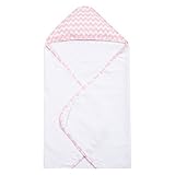 Pink Sky 6 Piece Chevron Hooded Towel and Wash Cloth Set by Trend Lab [並行輸入品]