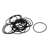 uxcell Oリング　ラバー製フォークシール　ガスコンプレッサー　ガスケット　自動車用ボイラー 22x20x1mm20個入り