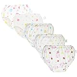 JIEYA 5パックベビーキッズ下着コットン漫画プリントブリーフ (110(0～2歳 ), B)