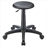 イーサプライ 丸椅子 キャスター付 EEX-CH10N