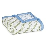 Aden + Anais (エイデンアンドアネイ) 【日本正規品】 バンブーモスリン・ドリーム ブランケットwild one - winding / deco leaf - 9309