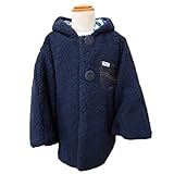 Lee×StompStamp ボアポンチョ 100cm