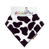 Dribble Ons Baby Bandanna Bibs Keep Babies Dry (Cow Print) by Sock Ons [並行輸入品]