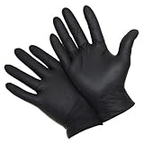 West Chester 2920/2XL 5 Mil Industrial Grade Powder Free Nitrile Gloves 2XL Black (Box of 100) [並行輸入