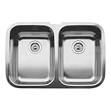 Blanco 511-577 Supreme 2 Equal Double Bowl Undermount Kitchen Sink, Satin Polished Finish by Blanco