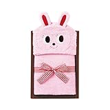 ≪内祝い 引き出物 お祝い お返し 快気祝い 御礼 引越し ご挨拶 プレゼント 出産祝い ベビー服 出産祝い お祝い プレゼント ギフト≫　ミキハウス　フード付きバスタオル（ピンク） 【包装・のし・印