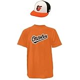 Baltimore Orioles MLBキャップ& Jersey ( Official Major League Baseball Licensedレプリカ帽子&コットンクルーネックTシャツレプリカ