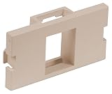 Hubbell IM1K1AL iSTATION Unloaded Module, 1 Port, 1U, Almond [並行輸入品]