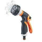 SAVORLIVING スプレーガン ガーデンホースノズル　散水器　簡単なフローコントロール   高圧　スプレー　強力　植物の水遣り・洗車・クリーニングに最適　13.5*5.4*14cm Spray 