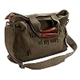 サンルート21 バッグ 帆布 2way ハンドバッグ ショルダー レディース 斜め掛け 大容量 通学 (茶色)