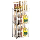 Generic スパイスラックオーガナイザー シンク下オーガナイザー,調味料オーガナイザーキャビネットスパイスラック - ハイフェ ンス収納