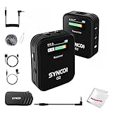 SYNCO G2 (A1) ワイヤレスマイクシステム 1台送信機・1台受信機 2.4GHzワイヤレス スマートフォンとDSLRカメラに対応