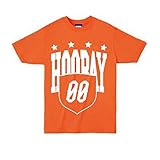 HOORAY(フーレイ) ダンス 衣装 ヒップホップ エンブレム Tシャツ XL オレンジ
