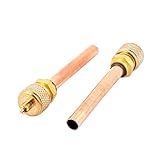 エアコン冷凍・サービス・アクセス・バルブ2.6インチ2PCS