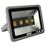 Morsen LED投光器 200W電球色（4*50W） IP66防水等級 広角120° 屋内・屋外兼用 大型看板灯/安全な商業用照明灯/街路灯/集魚灯//駐車場用/倉庫作業/スポーツレジャー