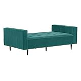 arne ベンチ ソファ 背もたれ無し ベンチチェアー 長椅子 イス 肘付き 腰掛け ダイニング リビング 3人掛け 布張り Baggy DA 4×6 V-1027 ブルーグリーン