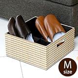 【アジア工房】シーグラス製仕切り自在のスタッキングボックス [Ｍサイズ] [11618] [並行輸入品]