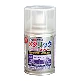 アトムハウスペイント 油性メタリックスプレー 100ML ラメゴールド