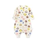 袖 取り外し可能 4シーズン赤ちゃん寝袋 、梟 M