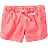 Carter's(カーターズ) ガーメントダイドツイルプルオンショーツ ピンク ボトムスショートパンツ 3ヶ月【並行輸入】