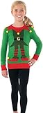 Rubie's Costume Green Elf Ugly Christmas Sweater Costume One Color Medium [並行輸入品]