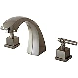 Kingston Brass KS4368QL Fortress Roman Tub Filler, 7-1/2-Inch, Satin Nickel [並行輸入品]