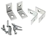 Stanley Hardware 756104 4 Count 1" Zinc Corner Braces [並行輸入品]